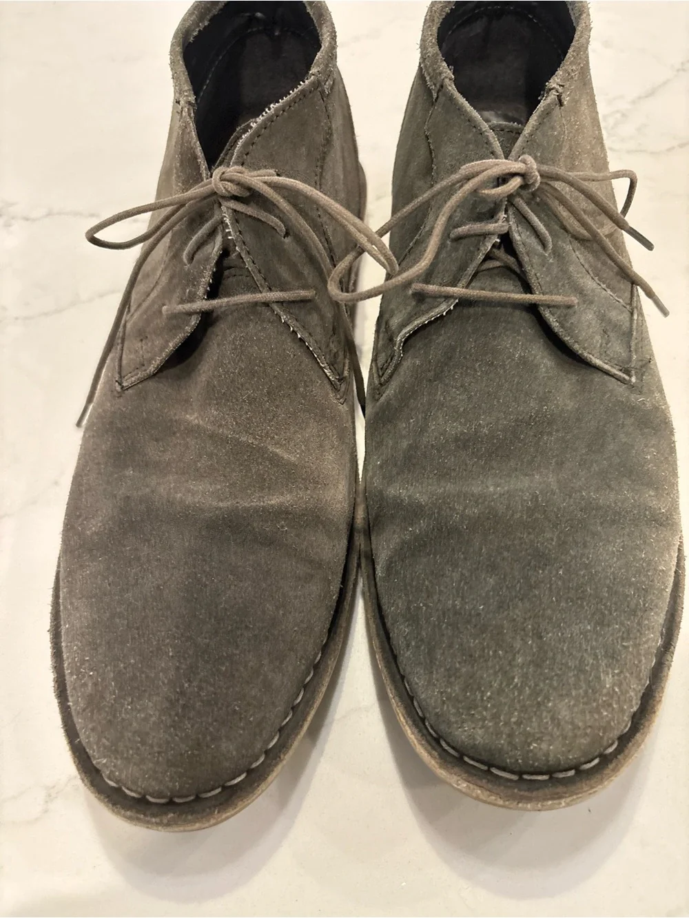 Kenneth Cole Reaction Olive Suede Chukka Boots